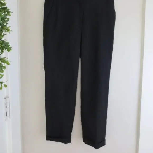 J. Crew Womens Cafe Capri Pants Black Size 0 - Picture 4 of 5